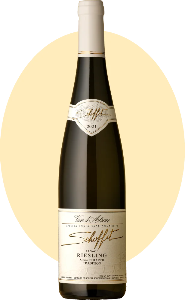 Bottle shot of Domaine Schoffit Harth Traditional Alsace Riesling 2021