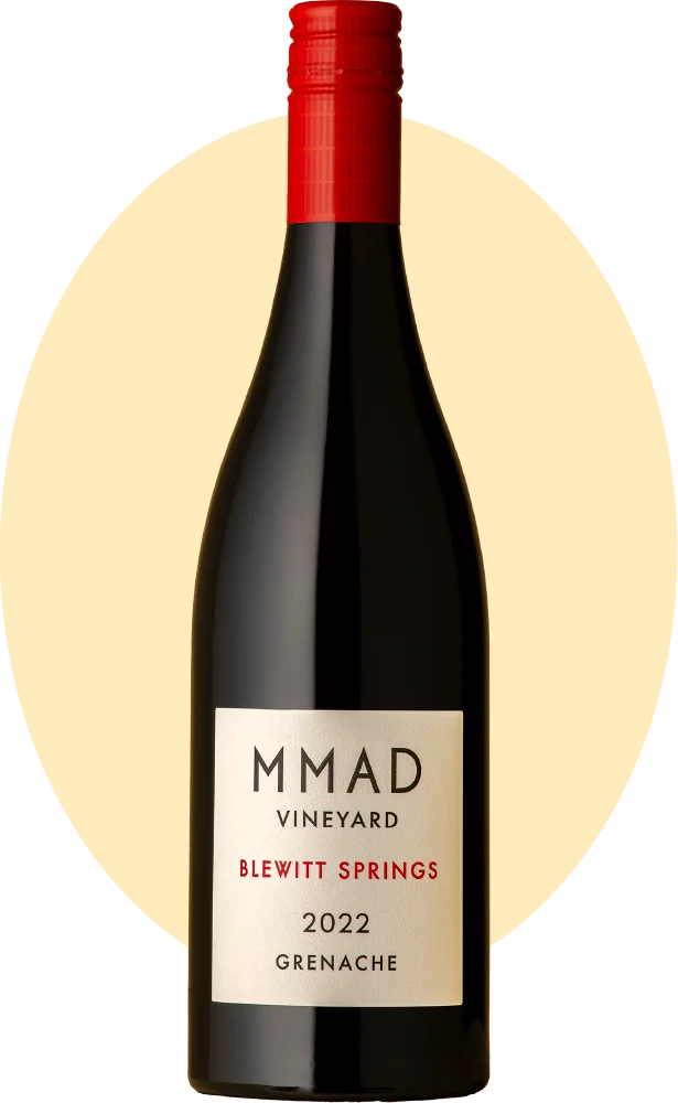Bottle shot of MMAD BLEWITT SPRINGS GRENACHE 2022
