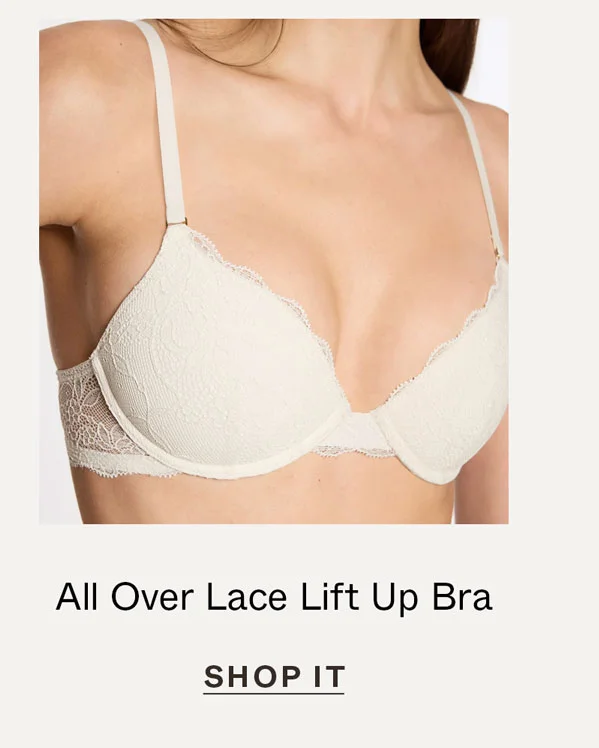 All Over Lace Lift Up Bra