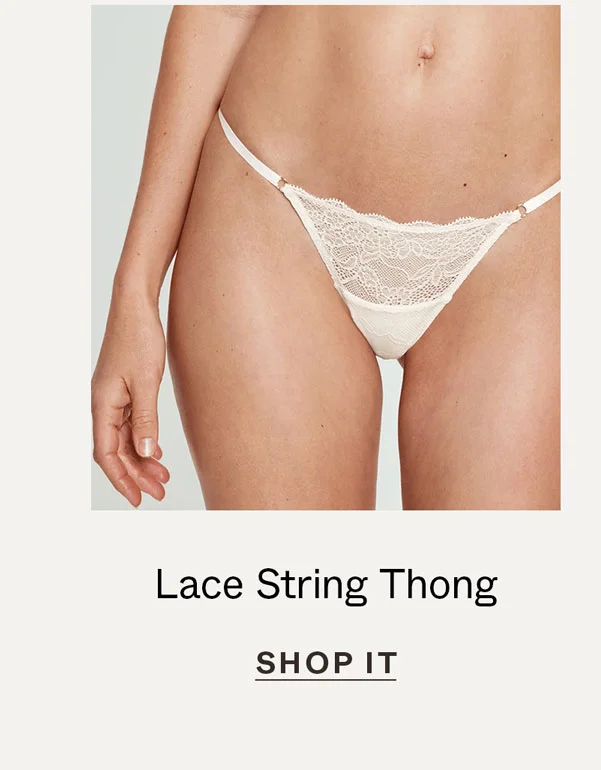 Lace String Thong