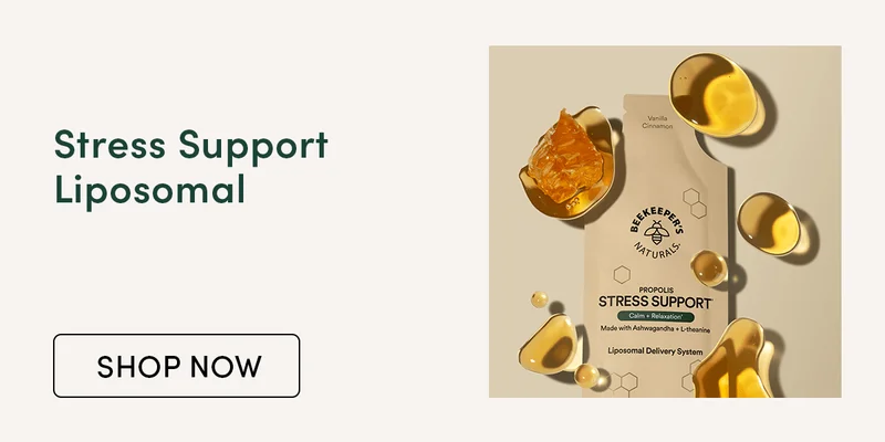Shop October Best seller: Propolis Stress Support Liposomal