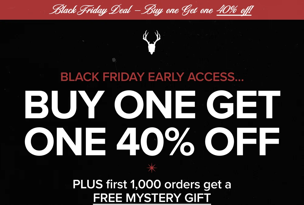 BUY ONE GET ONE 40% OFF