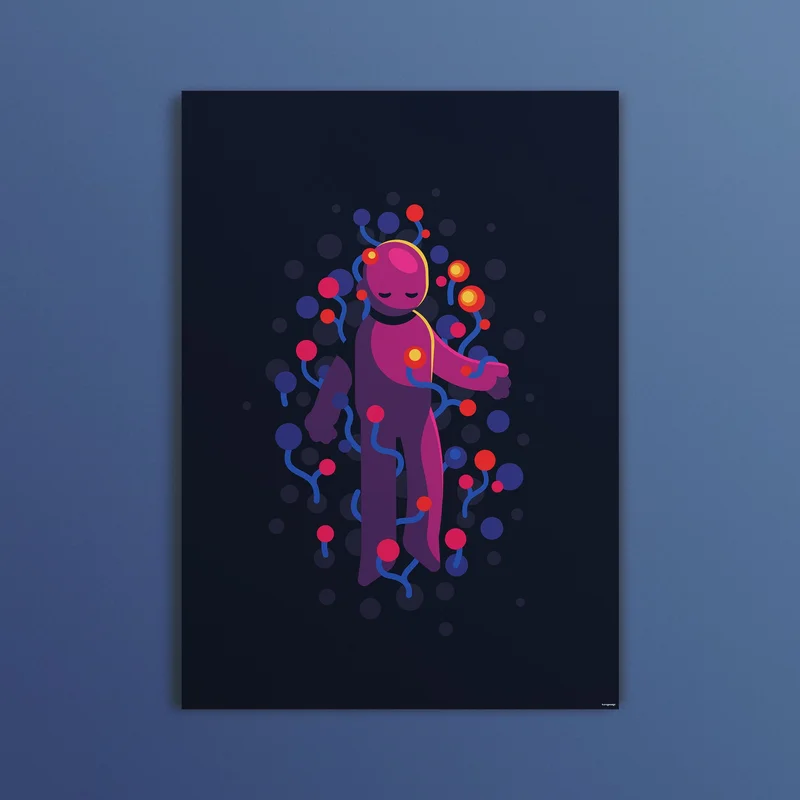 Image of The Egg Flowers Poster