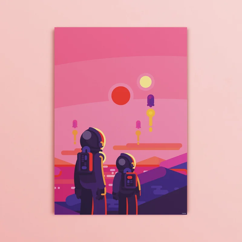 Image of Astronauts Poster