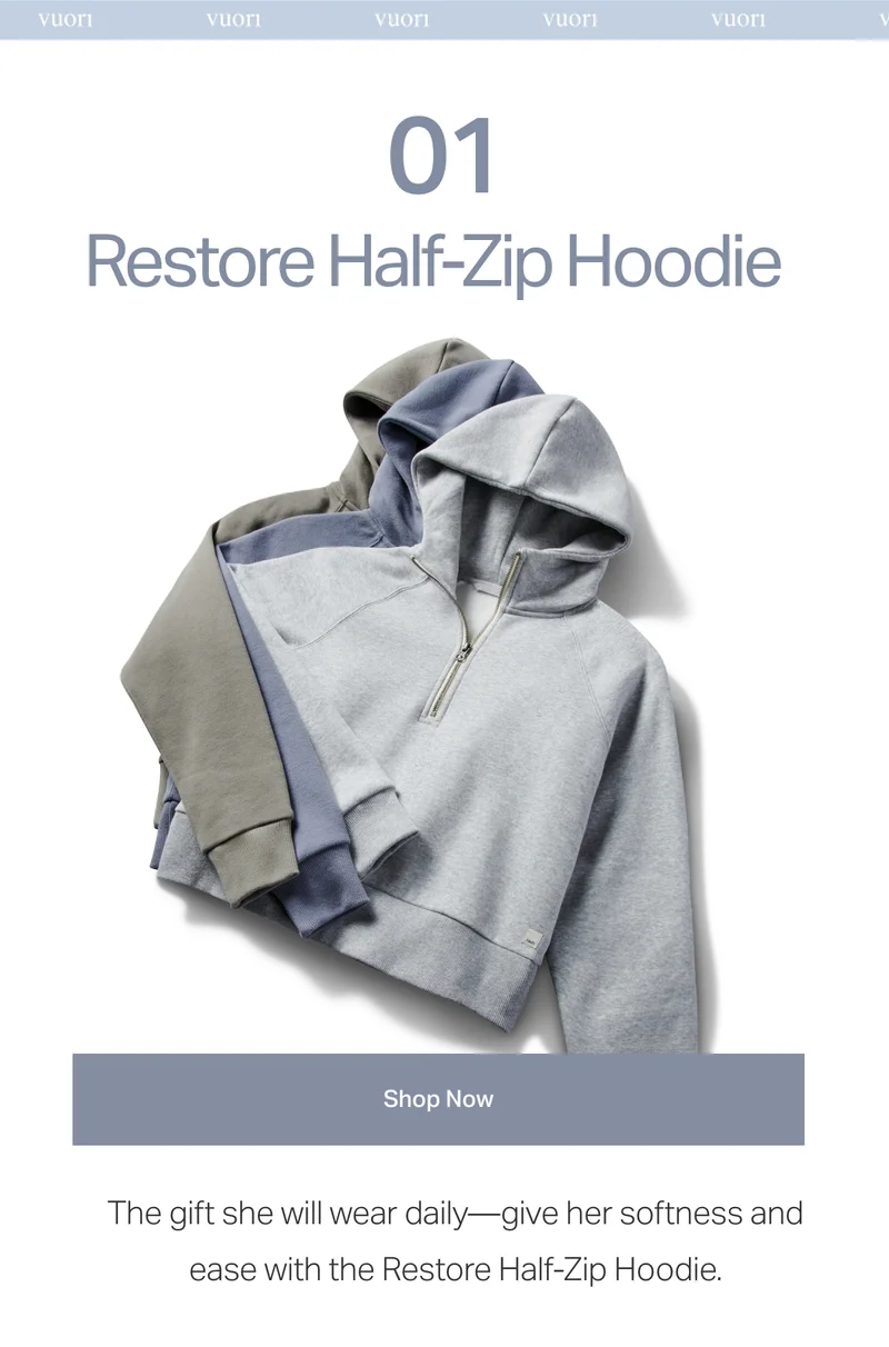 Restore Half-Zip Hoodie