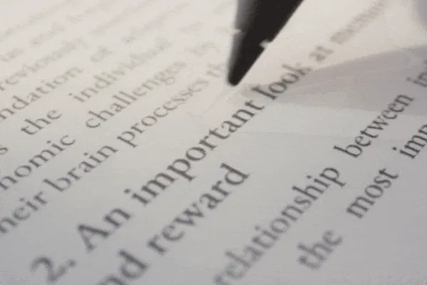 Animation reviewing documents