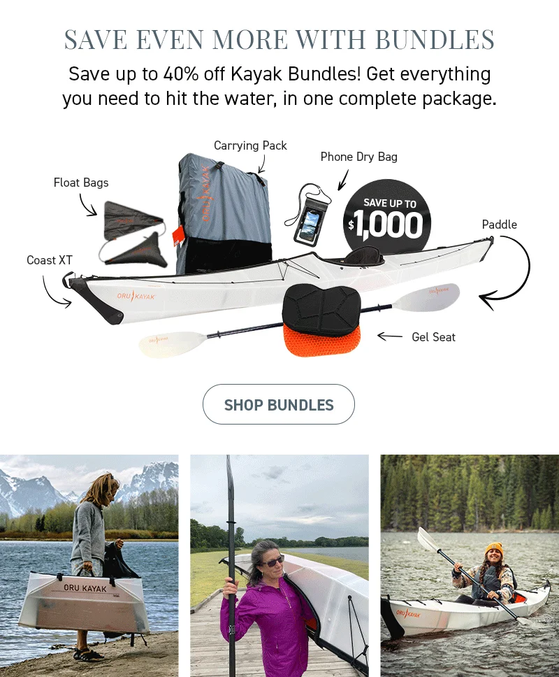 Save Even More with Kayak Bundles! Save up to 40% off