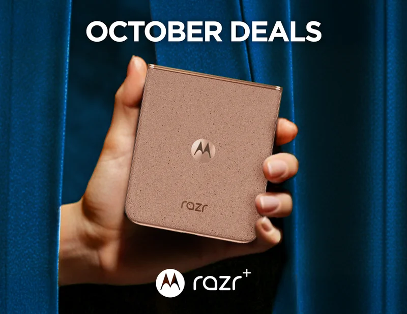 October Deals - motorola razr+ 2025