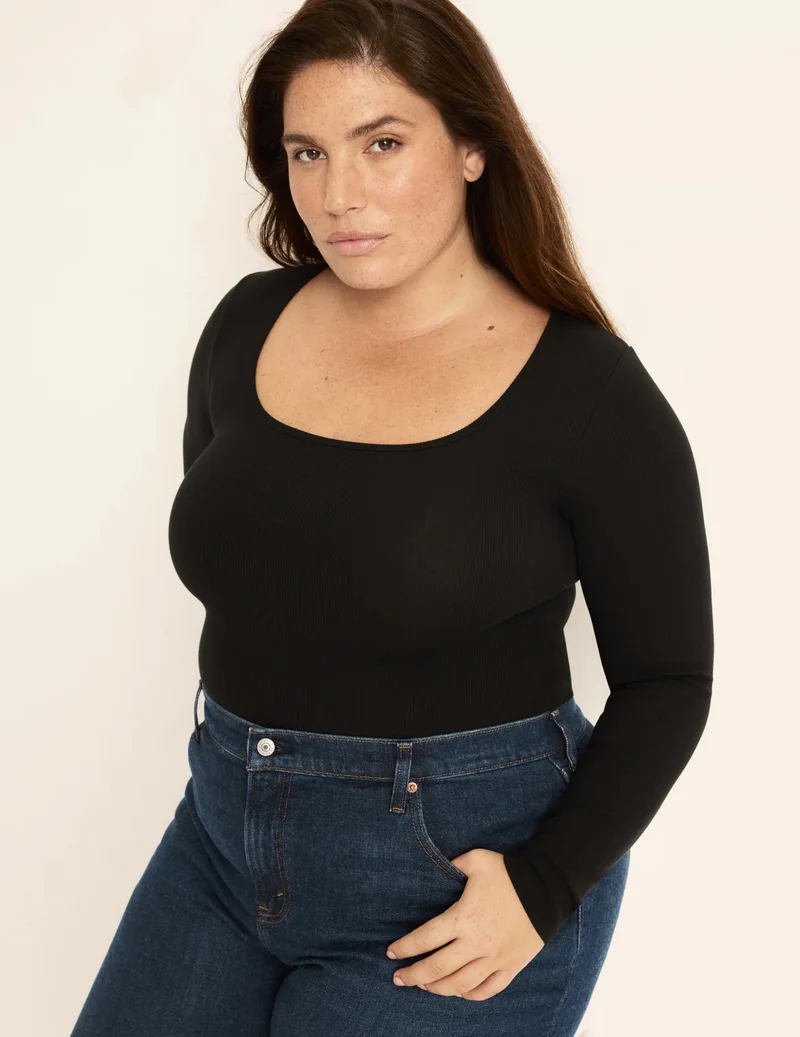 Image of SculptRib™ Cotton Bodysuit