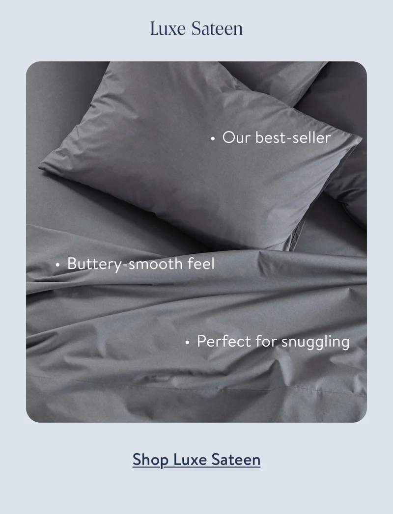 Luxe Sateen Sheets
