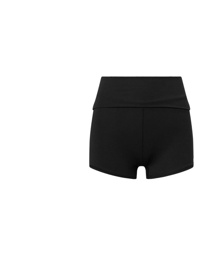 ALO Softsculpt Low Rise Foldover Short - black