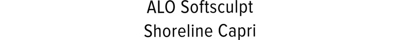 ALO Softsculpt Shoreline Capri