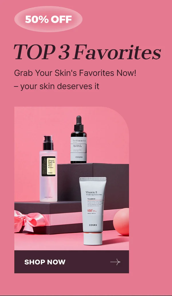 [50% off] Grab your skin's favorite now!