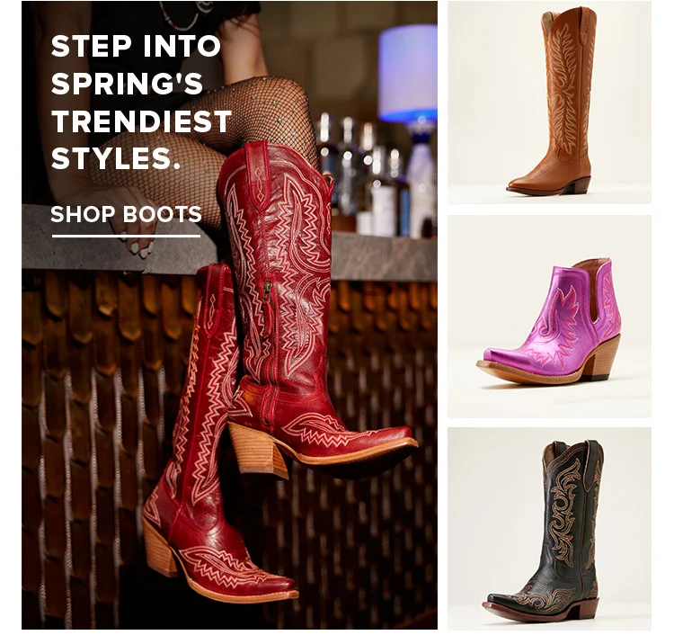 STEP INTO SPRING'S TRENDIEST STYLES | SHOP BOOTS