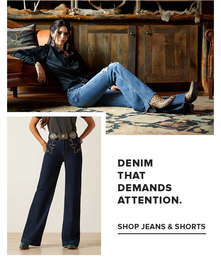 DENIM THAT DEMANS ATTENTION | SHOP JEANS AND SHORTS