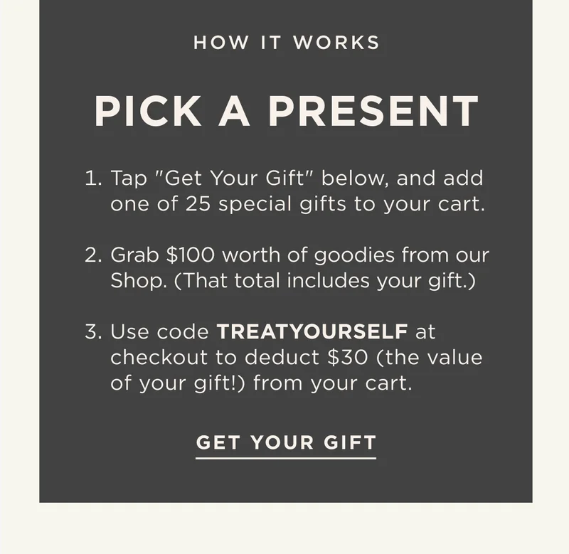 GET YOUR GIFT GET YOUR GIFT
