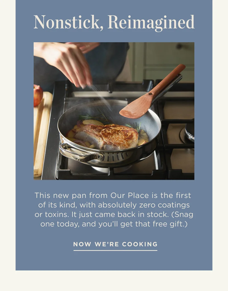 NOW WE'RE COOKING NOW WE'RE COOKING