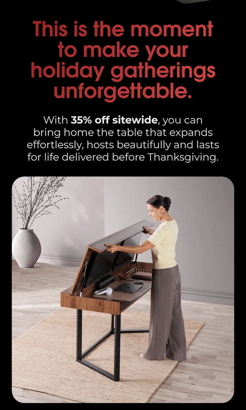 This is the moment to make your holiday gatherings unforgettable