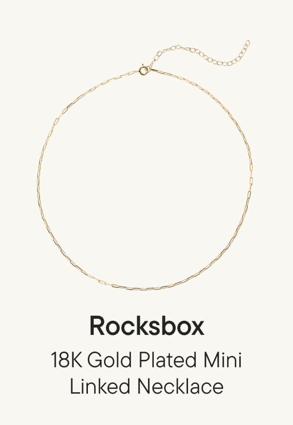 18K Gold Plated Mini Linked Necklace 18K Gold Plated Mini Linked Necklace