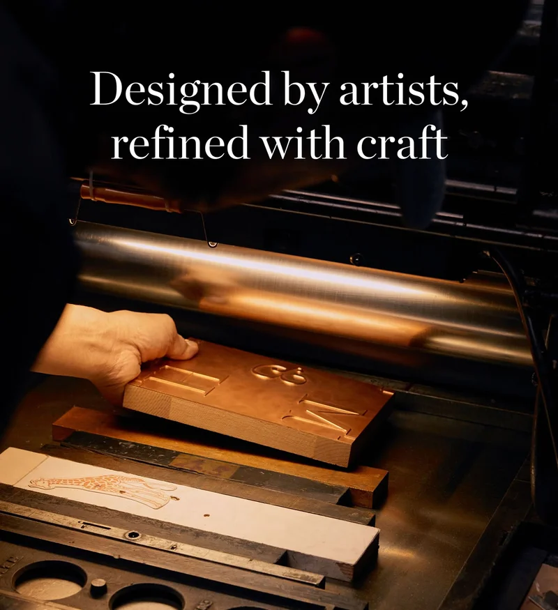 Designed by Artists, refined with craft