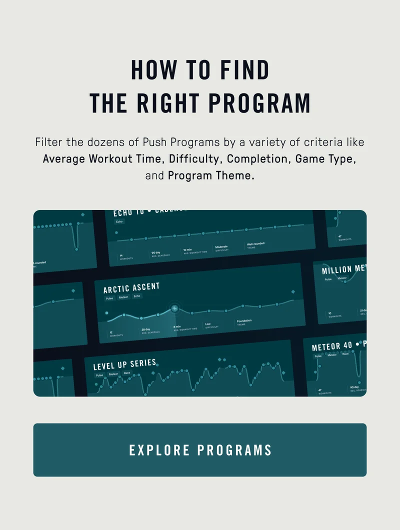 Find the right program