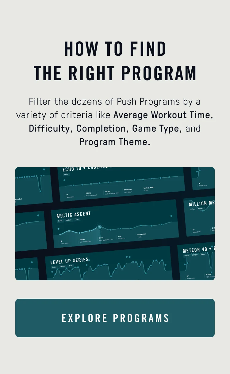 Find the right program