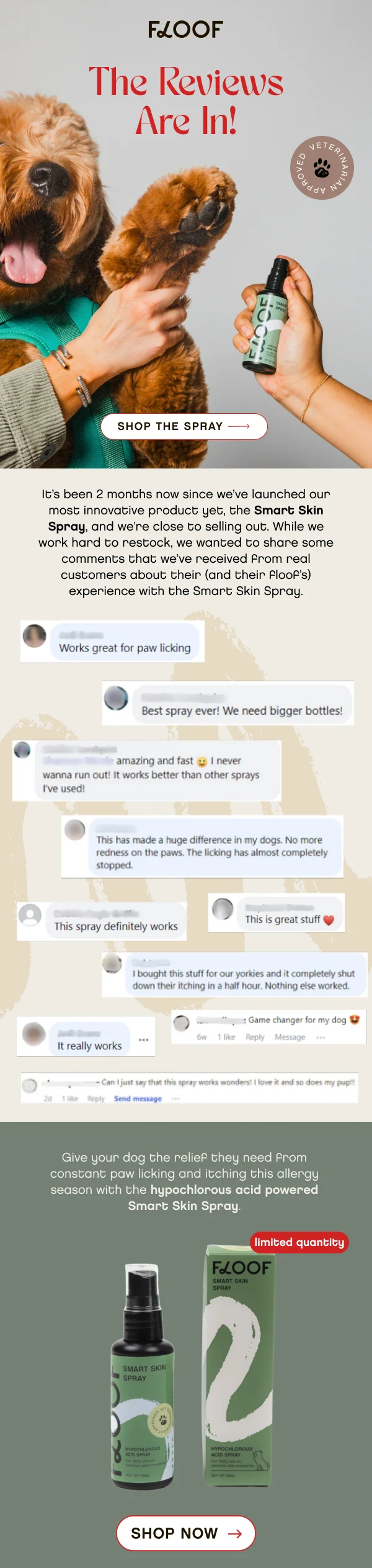 Floof Smart Skin Spray