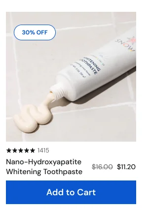 Nano-Hydroxyapatite Whitening Toothpaste [ADD TO CART]