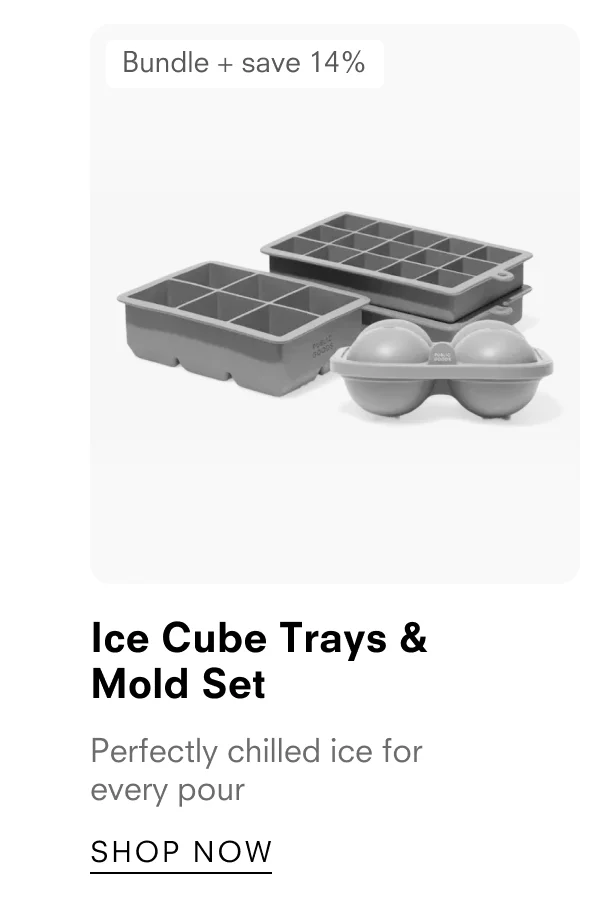 Ice Cube Trays & Mold Set