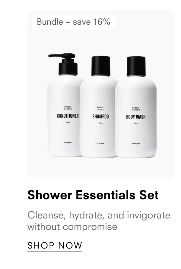 Shower Essentials Set
