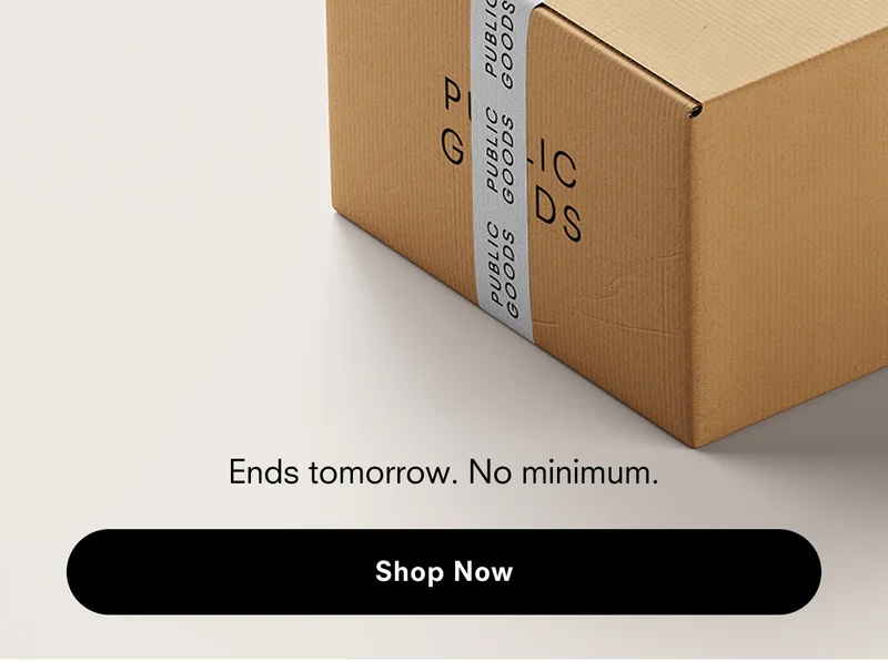 Ends tomorrow, no minimum