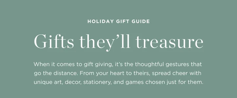 Gifts They'll Treasure