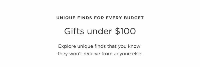 Gifts Under $100