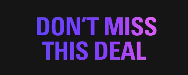 Don't miss this deal