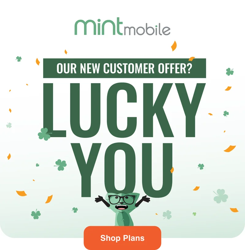 Our new customer offer? Lucky You