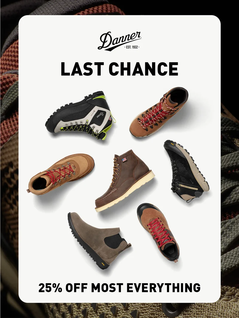 LAST CHANCE - 25% Off Most Everything