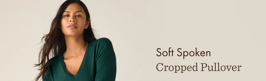 Soft Spoken Cropped Pullover