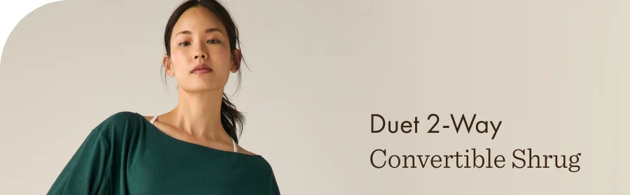 Duet 2-Way Convertible Shrug