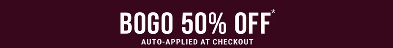 Bogo 50% Off* Auto-Applied At Checkout