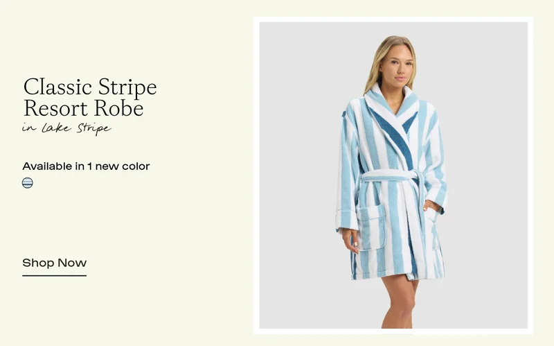 Classic Stripe Resort Robe - Shop Now