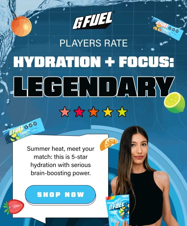 GFUEL | Hydration + Focus: Legendary