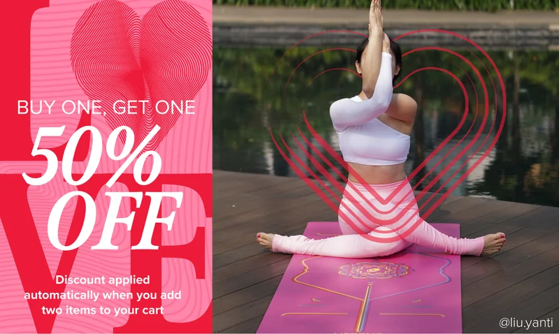 Buy one, get one 50% off