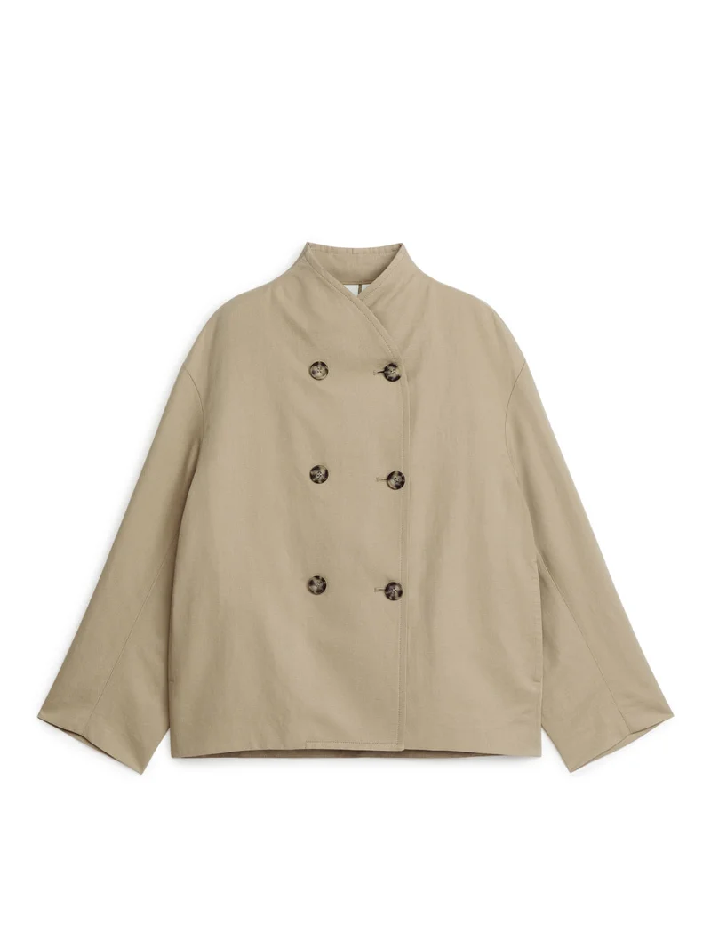 Linen Cotton Jacket Beige