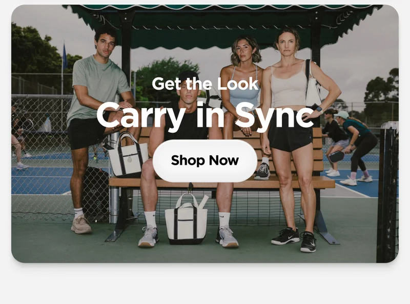Get the Look. Carry in Sync. Shop Now.