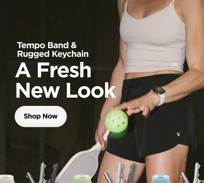 Tempo Band & Rugged Keychain. A Fresh New Look. Shop Now.