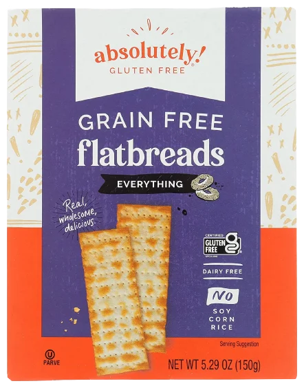 Image of Absolutely! Gluten Free Everything Grain Free Flatbread