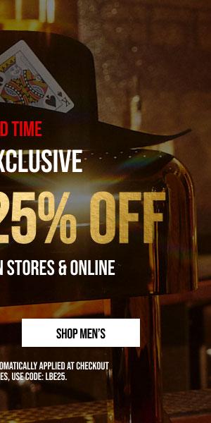 Extra 25% off Shop Men's