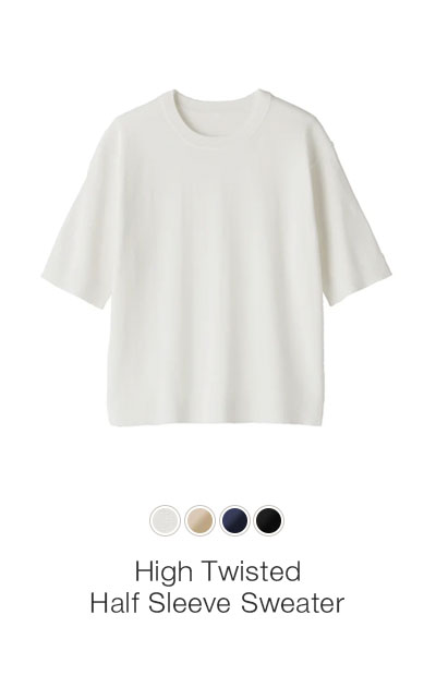Shop Women's High Twisted Half Sleeve Sweater