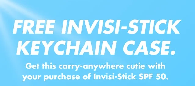 Free Invisi-Stick keychain case
