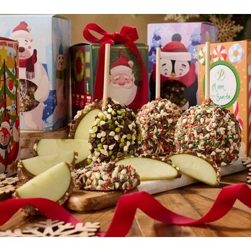 Mrs. Prindables (10) Large Holiday Apples with Gift Boxes